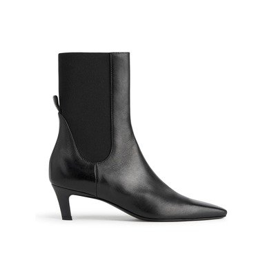 Toteme LEATHER MID-HEEL BOOTS