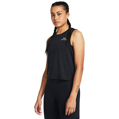 Under Armour Vanish Energy 短款背心 黑