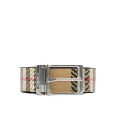 Burberry双面格纹腰带 95号