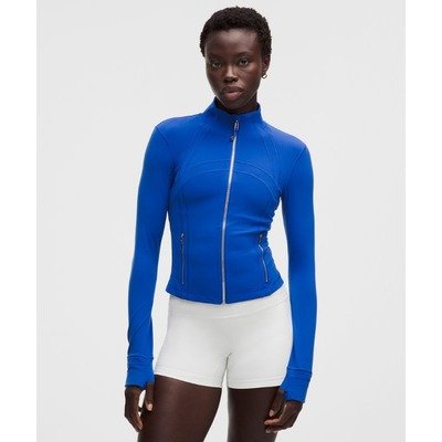 lululemonDefine Nulu短款外套 Beach Ball Blue/Mirror Silver
