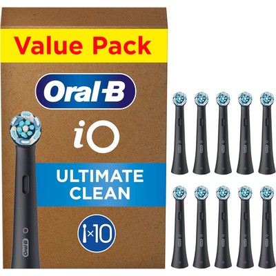 Oral-B 欧乐B iO Ultimate Clean 深度清洁替换刷头 黑色 10支装