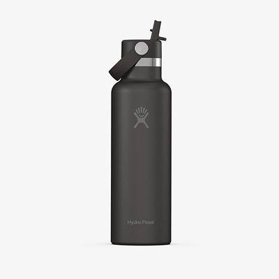 Hydro Flask 621ml 标准口径吸管盖 Black 黑色