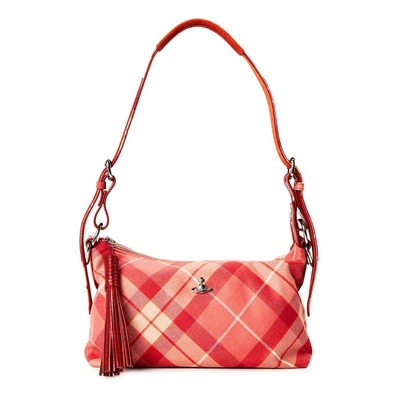 Vivienne Westwood Emma 格纹单肩包