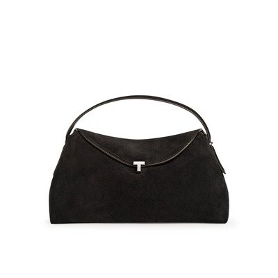 Toteme T-LOCK SUEDE HANDBAG