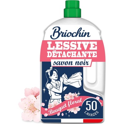 Briochin黑皂去渍洗衣液50次洗涤7€,订阅价,天然成分