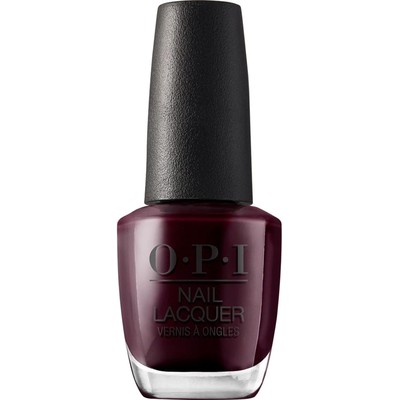 OPI 经典指甲油 In The Cable Car-Pool Lane 酒红色 15ml