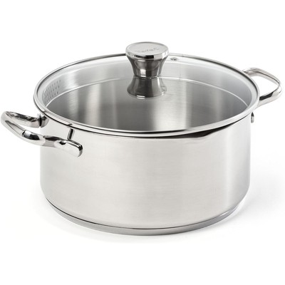Tefal 特福 Duetto 不锈钢深炖锅 24cm 带滤水盖