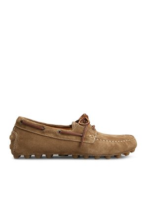 Tod's 麂皮泡泡船鞋