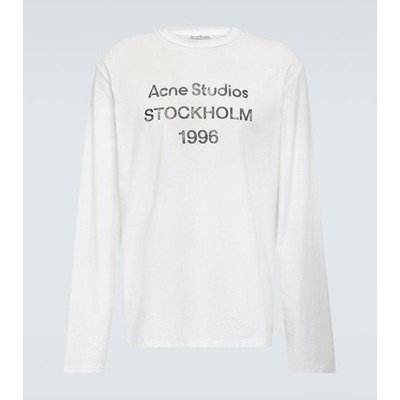Acne Studios 做旧 Logo T恤(白色)
