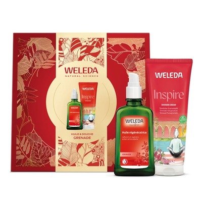 维蕾德石榴身体礼盒2件:护理油100ml+沐浴乳200ml