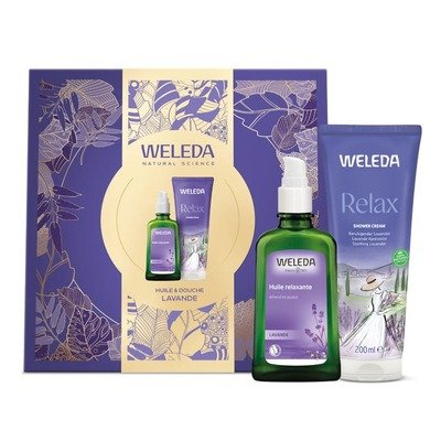 维蕾德薰衣草身体礼盒2件:护理油100ml+沐浴乳200ml