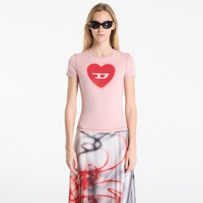 Diesel T-Uncuties-Long-S5 T-Shirt mauveT恤