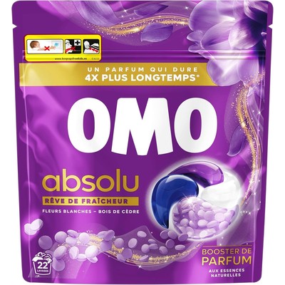 OMO Absolute 液体洗衣凝珠 22 次