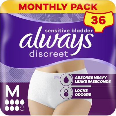 Always Discreet Pants Plus 护理裤 中号 36片（9片×4包）