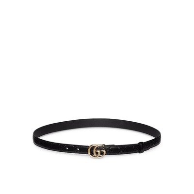 Gucci GG Marmont细腰带 Black 409417