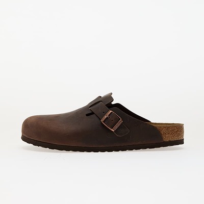 Birkenstock Boston油蜡皮穆勒鞋 Habana