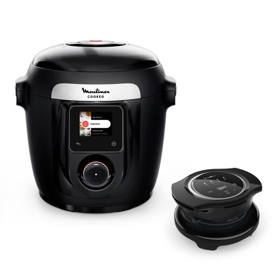 Moulinex Cookeo Wifi 9合1多功能锅YY5449FB黑色(含空气炸锅盖)