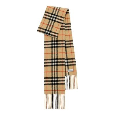 Burberry细格纹羊绒围巾 1条