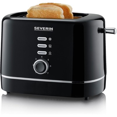 Severin AT 4321 双槽烤面包机 850W 黑色