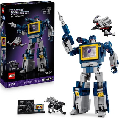 乐高 Icons Transformers: Soundwave 10358