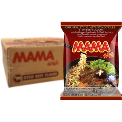MAMA 妈妈牌 牛肉味泡面 60g×30包