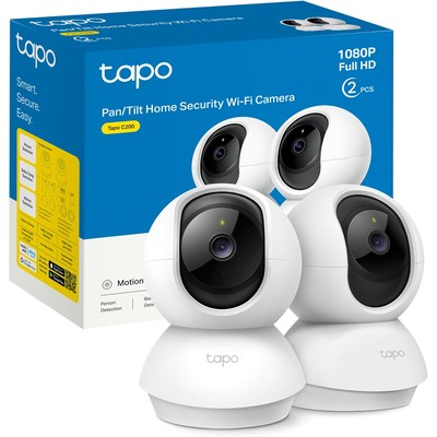 Tapo C200P2 室内 WiFi 监控摄像头 360° 1080P