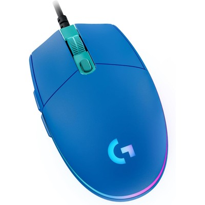 Logitech 罗技 G203 LIGHTSYNC 有线游戏鼠标（蓝色）