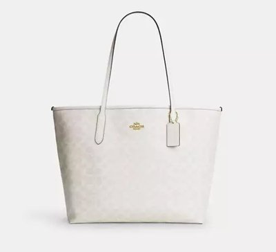 City Tote 白色托特包