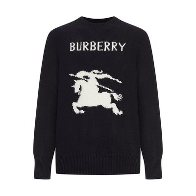 Burberry男士骑士羊毛羊绒针织衫 S/M