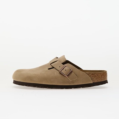 Birkenstock Boston油蜡皮穆勒鞋 Tabacco Brown