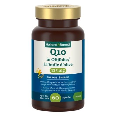 H&B Q10＋维生素B1橄榄油配方125mg 60胶囊×2瓶
