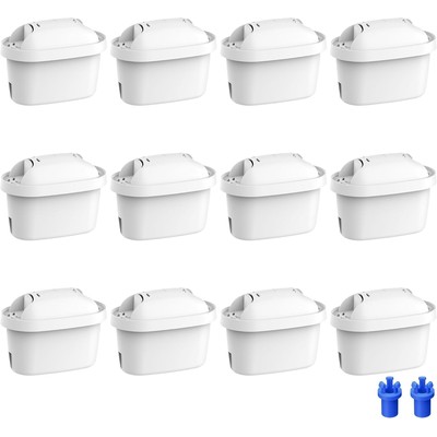 Waterdrop 滤水壶滤芯 兼容BRITA Maxtra+ 12个装