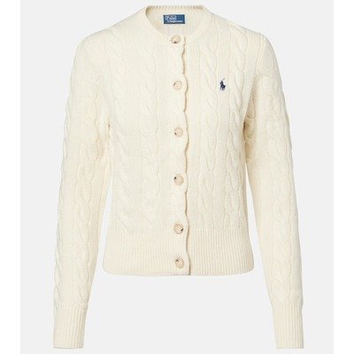 Polo Ralph Lauren 奶油色羊毛羊绒开衫｜1件