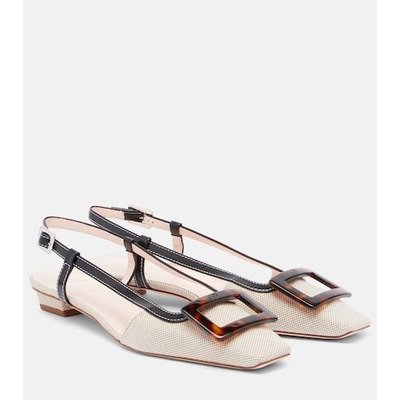 Roger Vivier Belle Vivier 25 露跟高跟鞋 米色｜1双