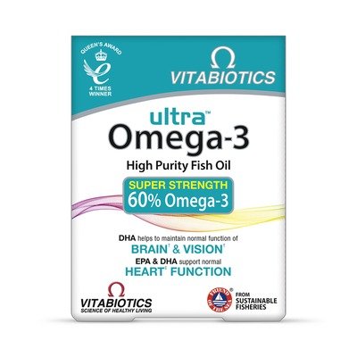 Vitabiotics Ultra Omega-3 60粒
