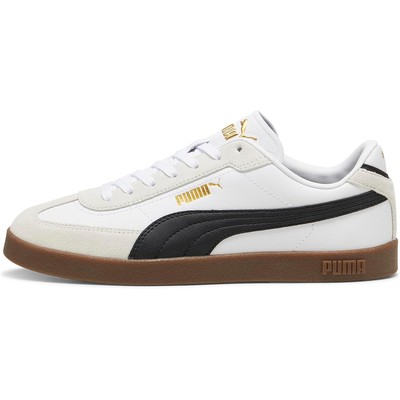 PUMA 彪马 Club II Era 复古德训板鞋（白黑配色，生胶底）