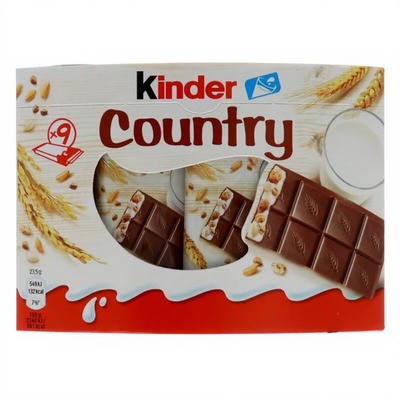 健达 Country 谷物巧克力饼干 9块装 211.5g