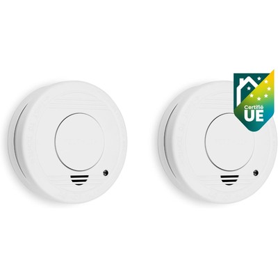 Smartwares 光电式烟雾报警器 10年寿命 两只装 10.048.28