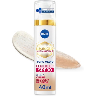 NIVEA 妮维雅 Luminous630 淡斑CC霜 SPF30 40ml 中等色
