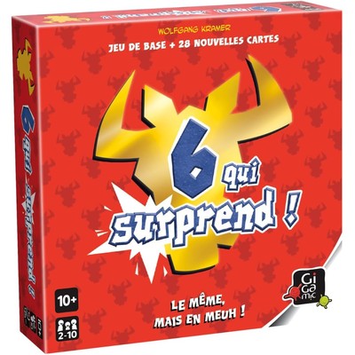 Gigamic 6 Qui Surprend! 卡牌桌游 2-10人 法语版