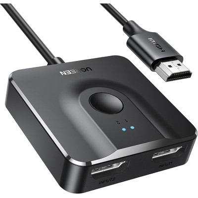 UGREEN 绿联 HDMI 2.0 双向切换器 4K60Hz(附1根HDMI线)