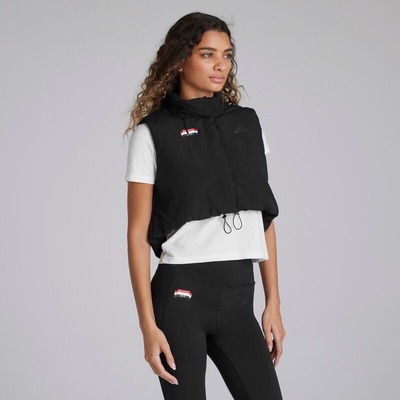 adidas City Escape 女款短款马甲 黑色