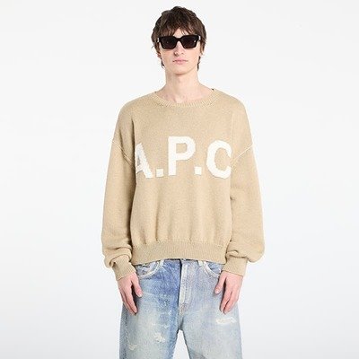 A.P.C. Logo Jumper 米色针织衫