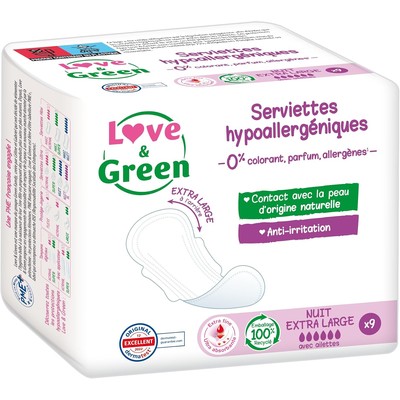 Love & Green 环保低敏卫生巾