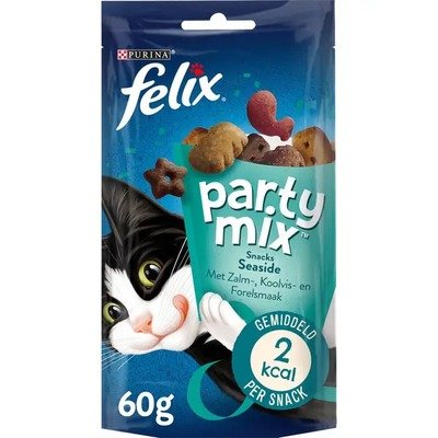 Felix Party Mix海滩风味猫零食60g