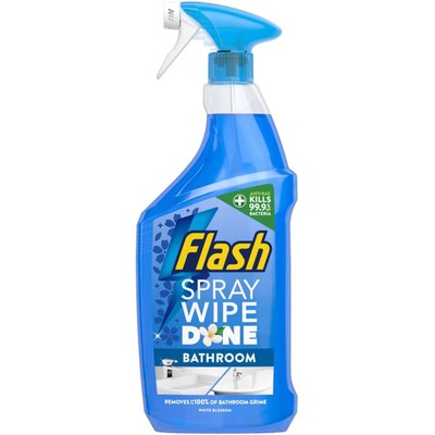 Flash 浴室抗菌清洁喷雾 白花香 800ml