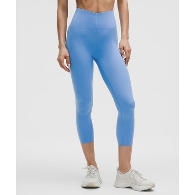 lululemonGlow Up超高腰七分紧身裤23英寸 Pool Party