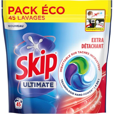 Skip Ultimate 4 合 1 强效去渍洗衣凝珠