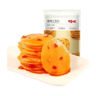 百草味香辣土豆片210g