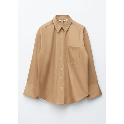 Chemise en coton - Beige foncé